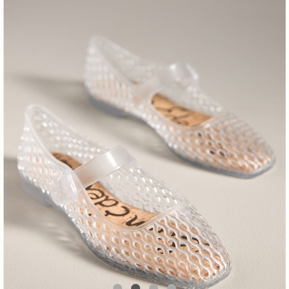 Sam Edelman Transparent Mesh Flats